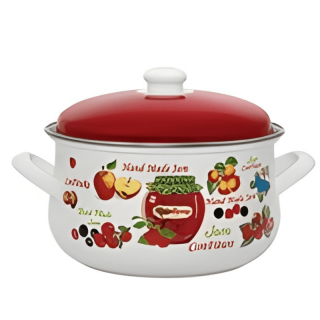 Шерпи со капак мк високо емајлирани до 6л