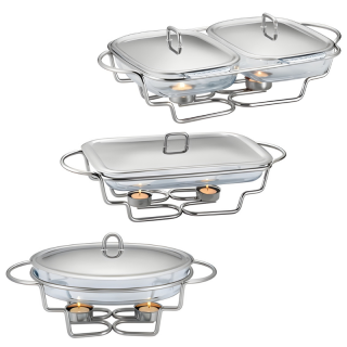 Стаклени садови за одржување на топлина на храна BR4101-4105