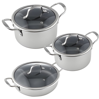 Тенџериња Со Стаклени Капаци BR963